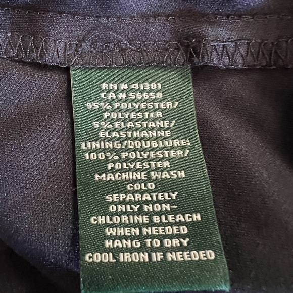 Lauren Ralph Lauren Shift Dress. Navy with Floral Print. Size 8. Knee le… - Picture 9 of 9